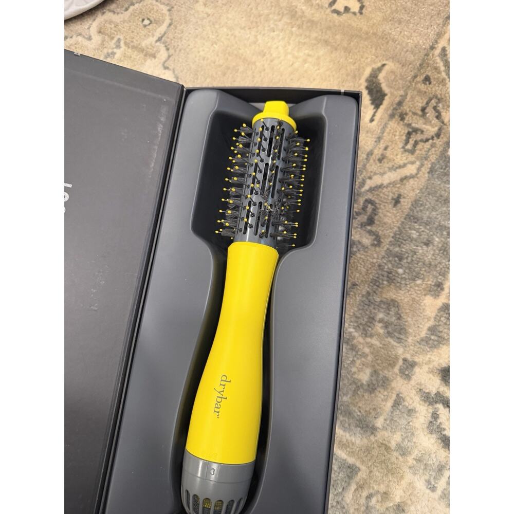 Drybar The Half Shot Blow Dryer Brush 1.5 in Yellow Gray Plastic - Picture 8 of 8